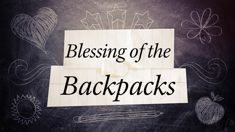 backpack blessing